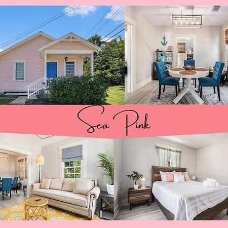 Sea Pink Retreat - Walk To Beach, Newly Renovated Galveston Exterior foto